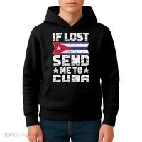 Cuban If Lost Send Me To Cuba Kids Hoodie thumb 4