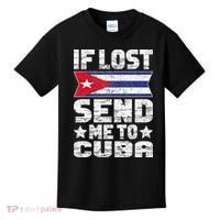 Cuban If Lost Send Me To Cuba Kids T-Shirt thumb 0