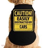 Caution I Like To Talk About Cars Gift Car Lover Gift Doggie Tank thumb 0