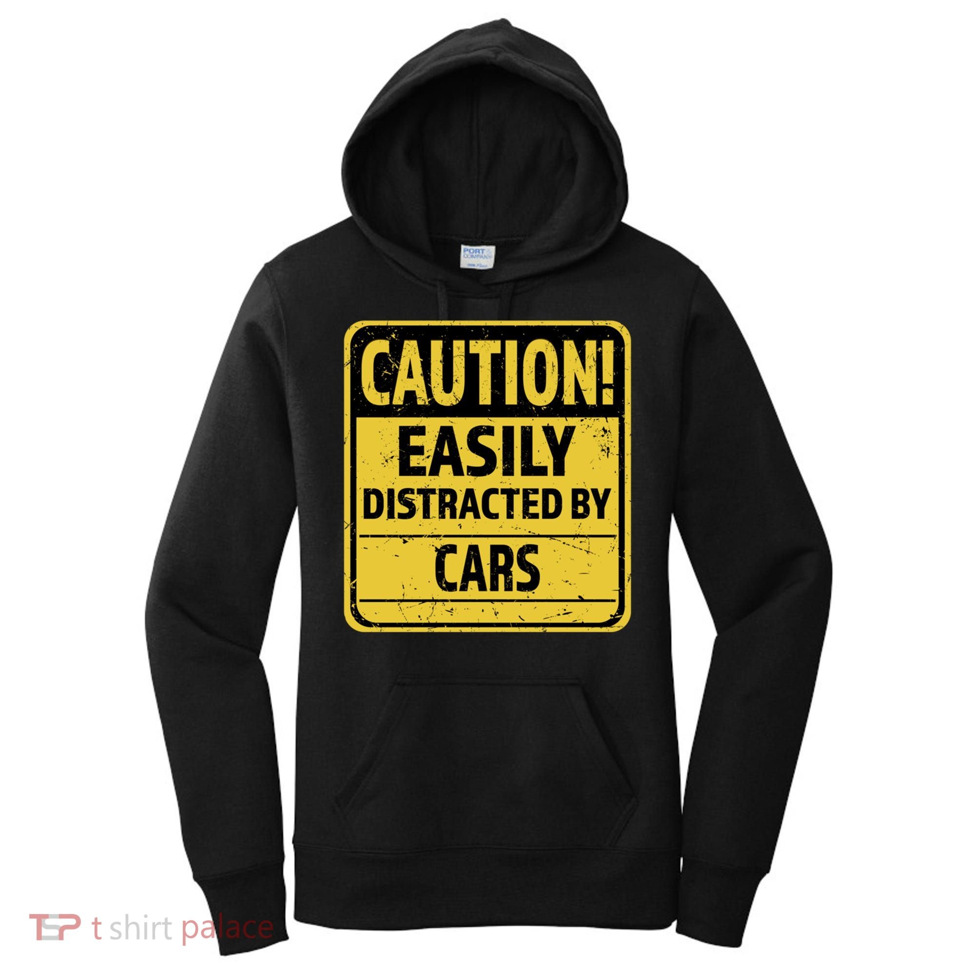 Caution I Like To Talk About Cars Gift Car Lover Gift Women's Hoodie