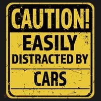 Caution I Like To Talk About Cars Gift Car Lover Gift Ornament thumb 1