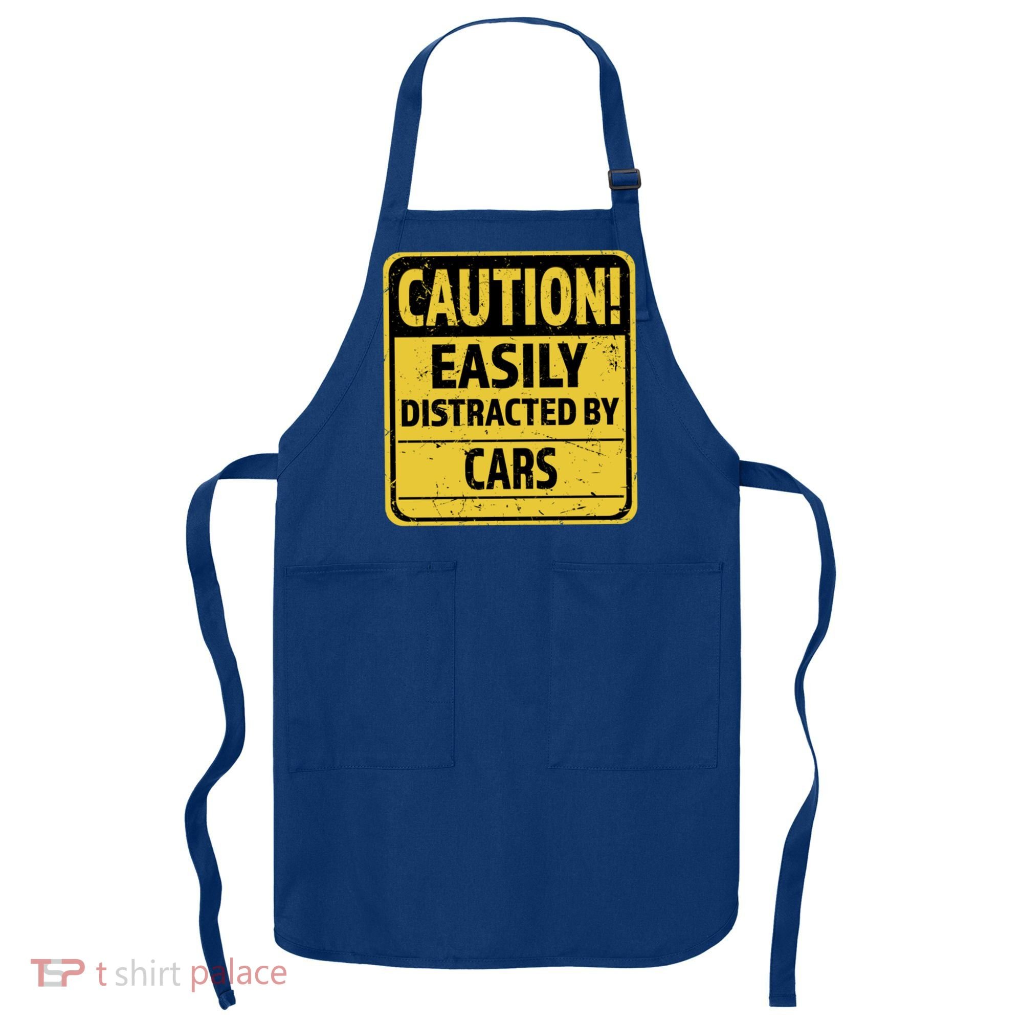 Caution I Like To Talk About Cars Gift Car Lover Gift Apron