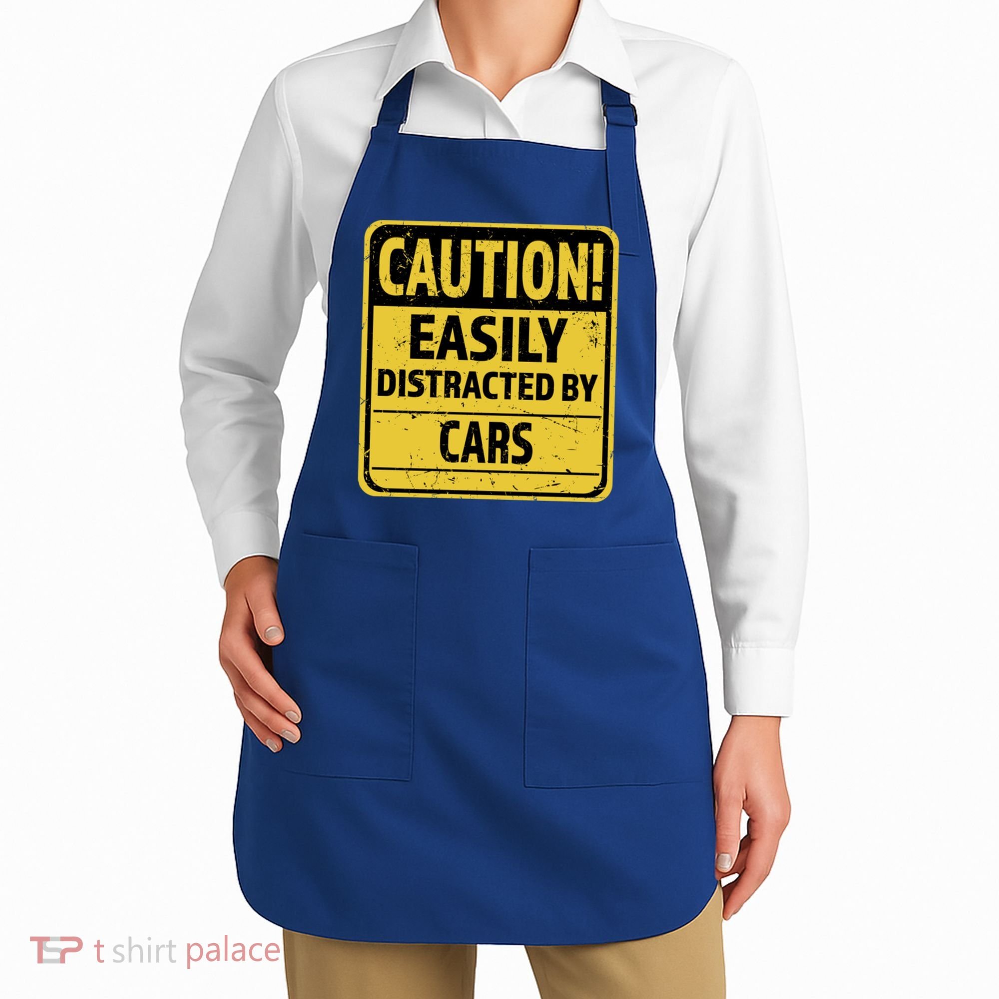 Caution I Like To Talk About Cars Gift Car Lover Gift Apron