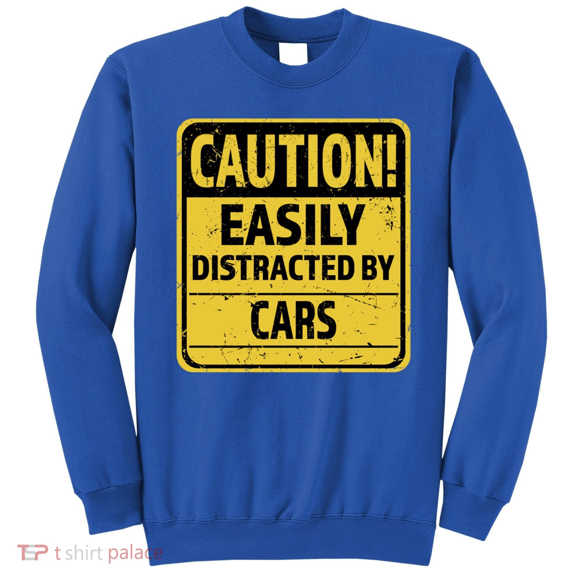 Caution I Like To Talk About Cars Gift Car Lover Gift Sweatshirt