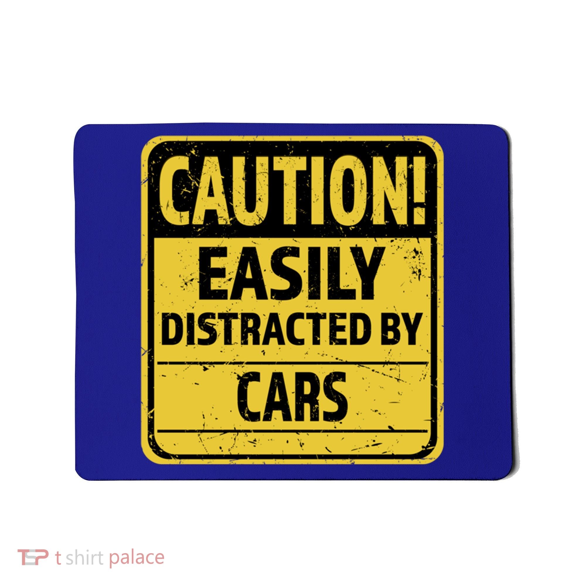 Caution I Like To Talk About Cars Gift Car Lover Gift Mousepad
