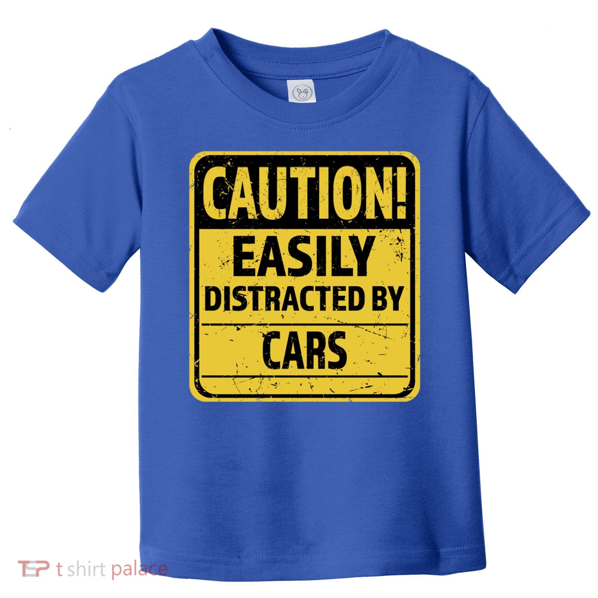 Caution I Like To Talk About Cars Gift Car Lover Gift Toddler T-Shirt
