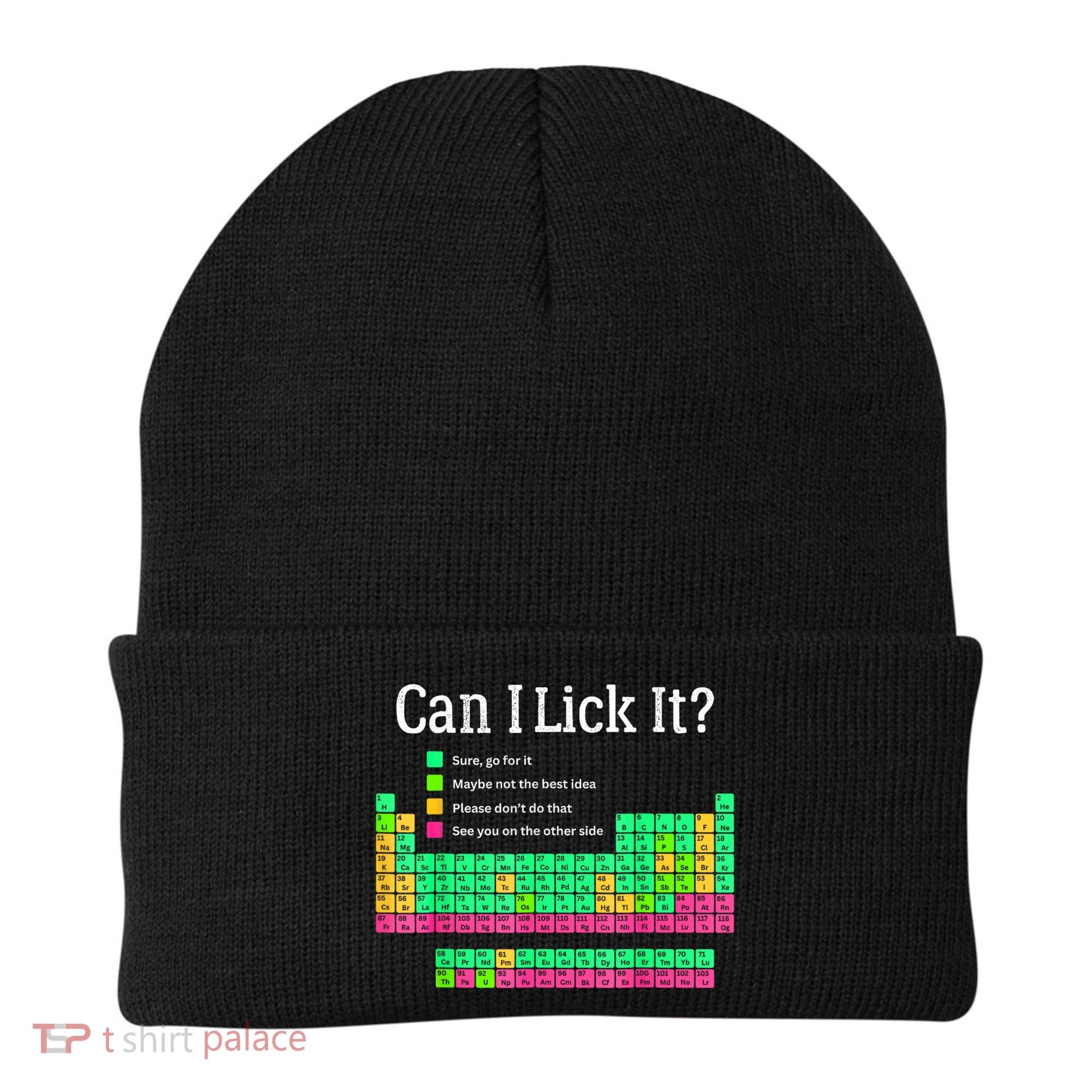 Can I Lick It Periodic Table Teacher Beanie