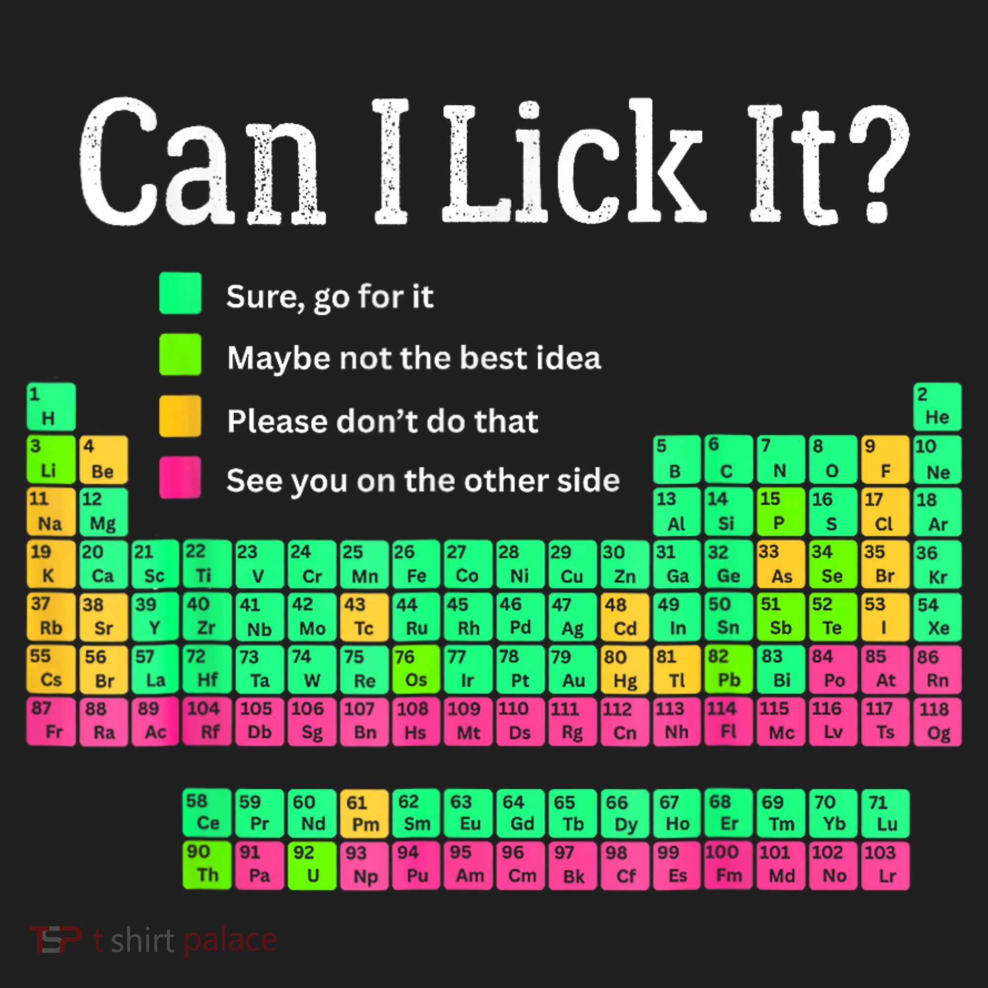 Can I Lick It Periodic Table Teacher Tumbler