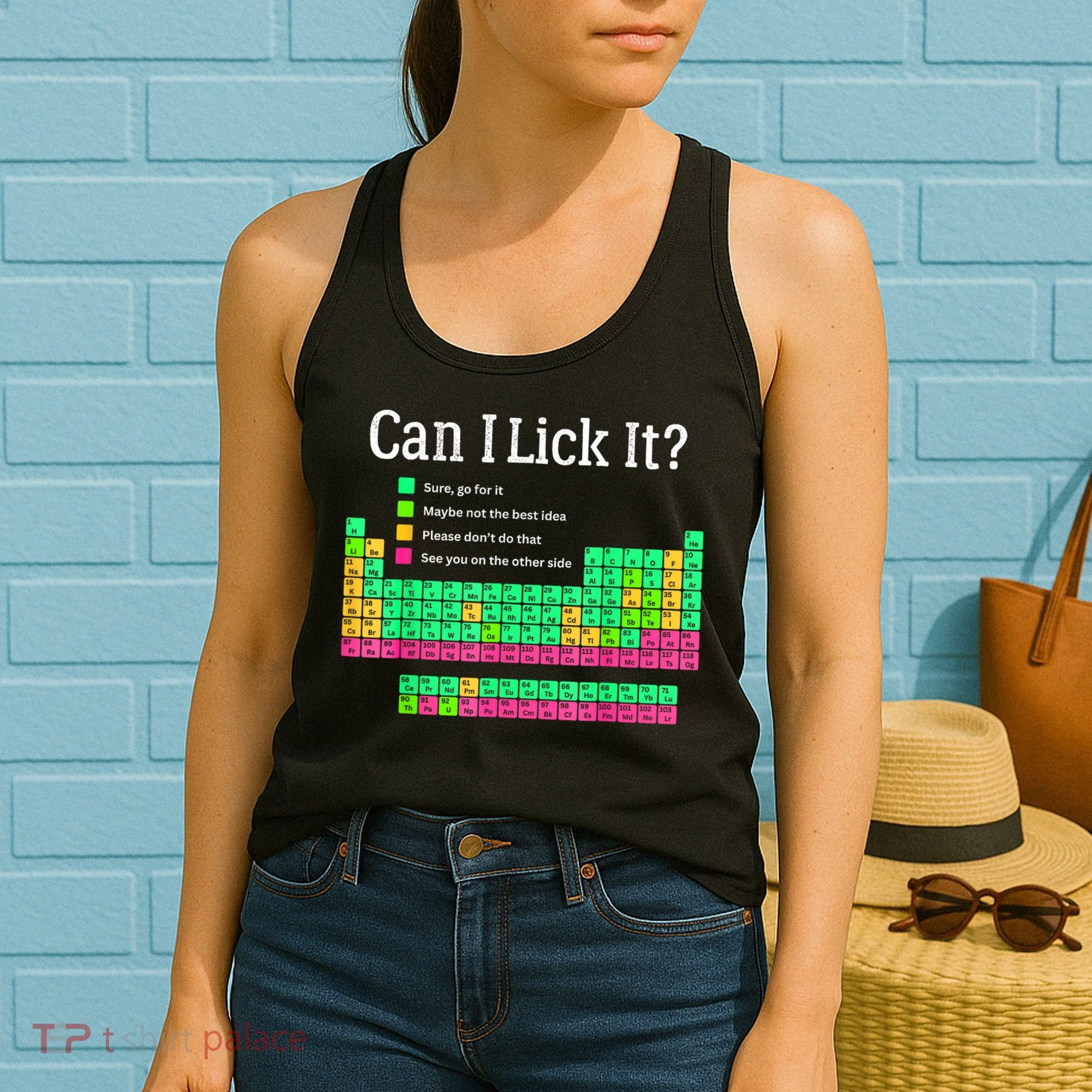Can I Lick It Periodic Table Teacher Women's Tank Top