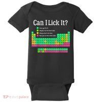 Can I Lick It Periodic Table Teacher Baby Bodysuit thumb 0