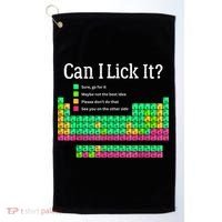Can I Lick It Periodic Table Teacher Golf Towel thumb 0