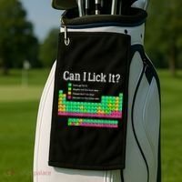 Can I Lick It Periodic Table Teacher Golf Towel thumb 2