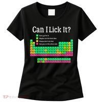 Can I Lick It Periodic Table Teacher Women's T-Shirt thumb 0
