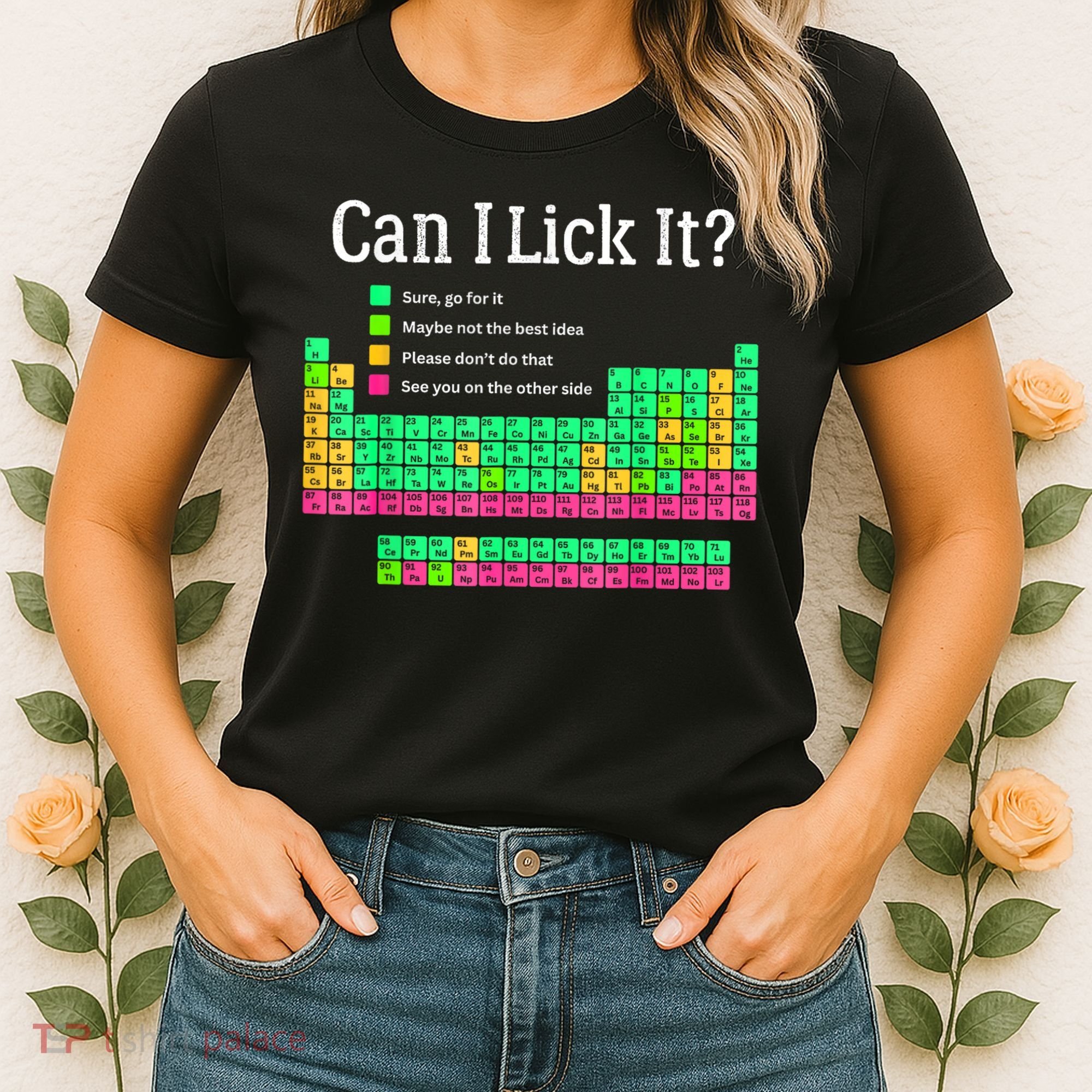 Can I Lick It Periodic Table Teacher Women's T-Shirt