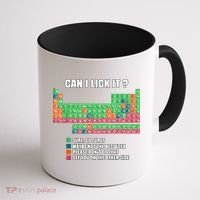 Can I Lick It Periodic Table Boy Girl Teacher Student  Coffee Mug thumb 1