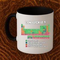 Can I Lick It Periodic Table Boy Girl Teacher Student  Coffee Mug thumb 2