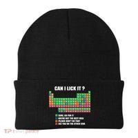 Can I Lick It Periodic Table Boy Girl Teacher Student  Beanie thumb 0