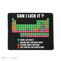 Can I Lick It Periodic Table Boy Girl Teacher Student  Mousepad thumb 0