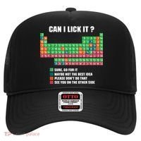 Can I Lick It Periodic Table Boy Girl Teacher Student  Hat thumb 0