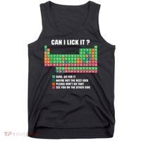Can I Lick It Periodic Table Boy Girl Teacher Student  Tank Top thumb 0