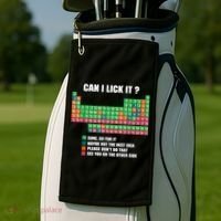 Can I Lick It Periodic Table Boy Girl Teacher Student  Golf Towel thumb 2