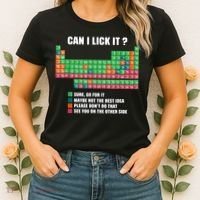 Can I Lick It Periodic Table Boy Girl Teacher Student  Women's T-Shirt thumb 2