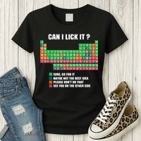 Can I Lick It Periodic Table Boy Girl Teacher Student  Women's T-Shirt thumb 3