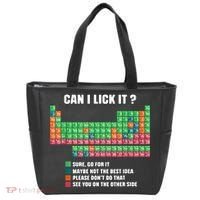 Can I Lick It Periodic Table Boy Girl Teacher Student  Tote Bag thumb 0