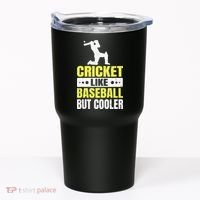 Cricket It’s Like Baseball But Cooler Funny Cricket Player Tumbler thumb 0