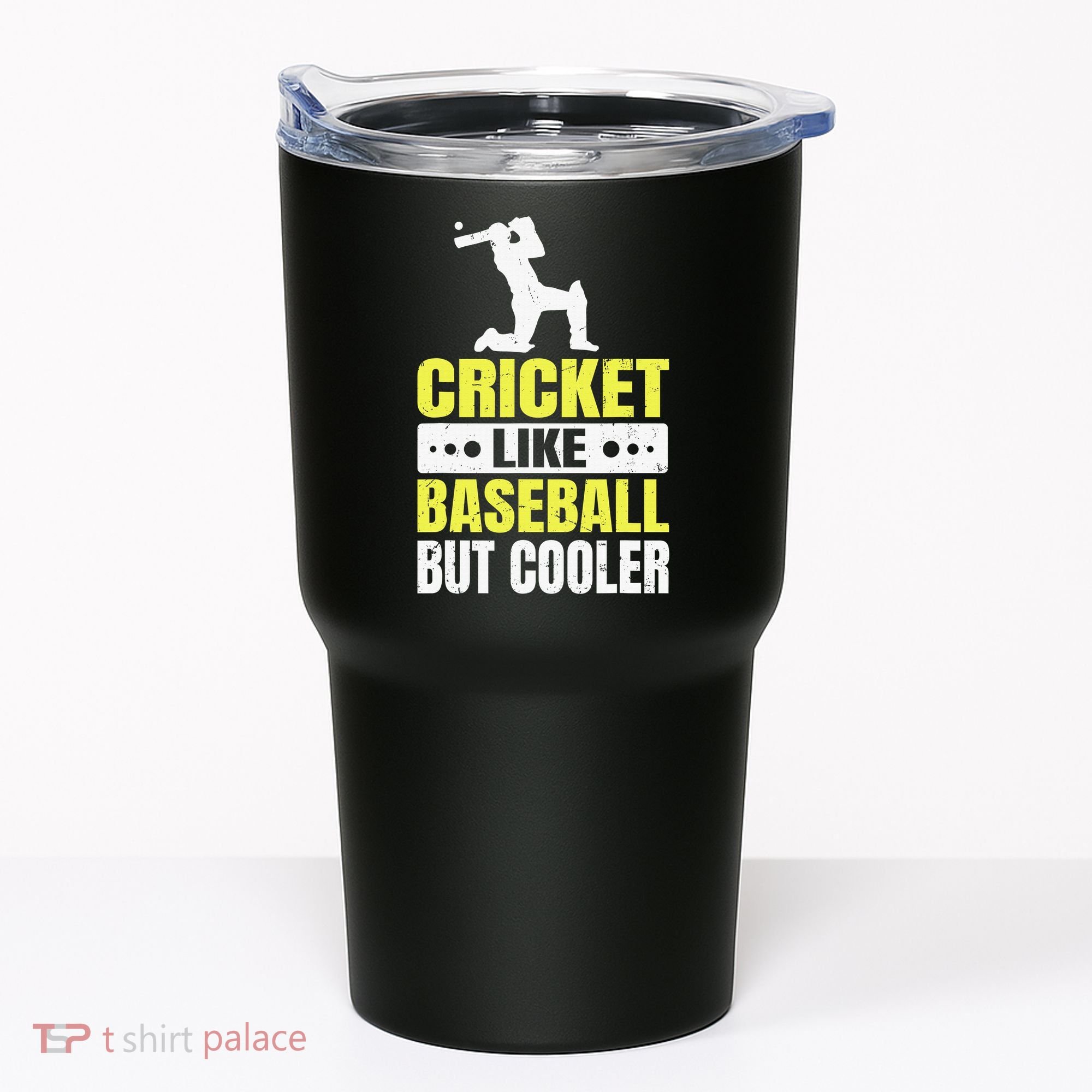 Cricket It’s Like Baseball But Cooler Funny Cricket Player Tumbler