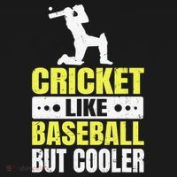 Cricket It’s Like Baseball But Cooler Funny Cricket Player Mousepad thumb 1