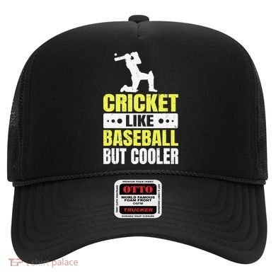 Cricket It’s Like Baseball But Cooler Funny Cricket Player Hat