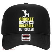 Cricket It’s Like Baseball But Cooler Funny Cricket Player Hat thumb 0