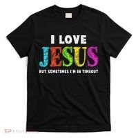 Cute I Love Jesus Christian Faith Gifts T-Shirt thumb 0