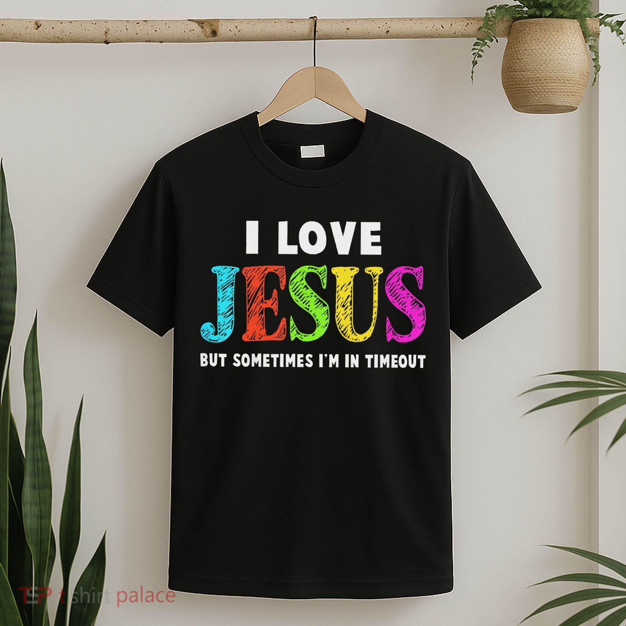 Cute I Love Jesus Christian Faith Gifts T-Shirt