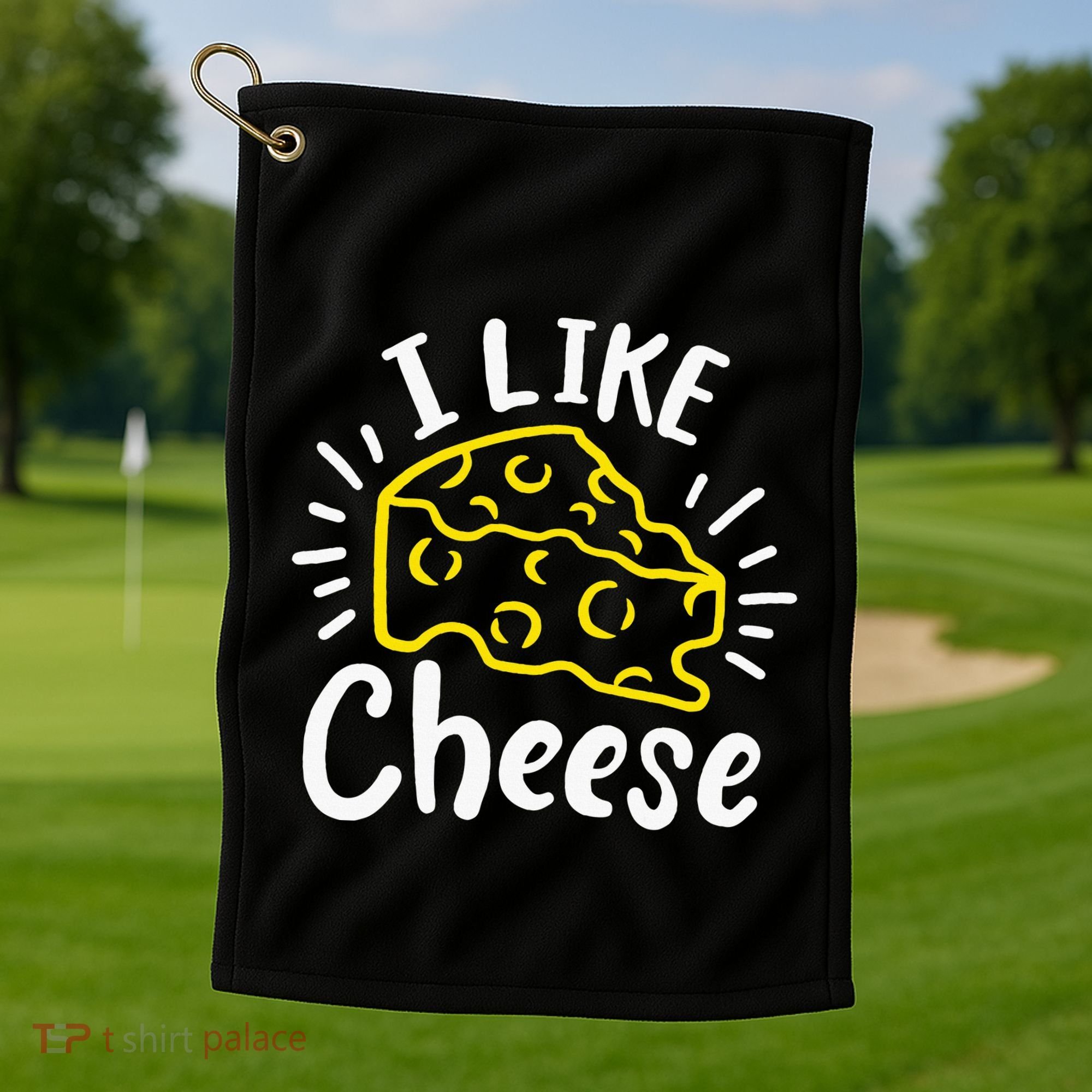 Cheese I Like Cheese Golf Towel