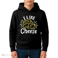 Cheese I Like Cheese Kids Hoodie thumb 4