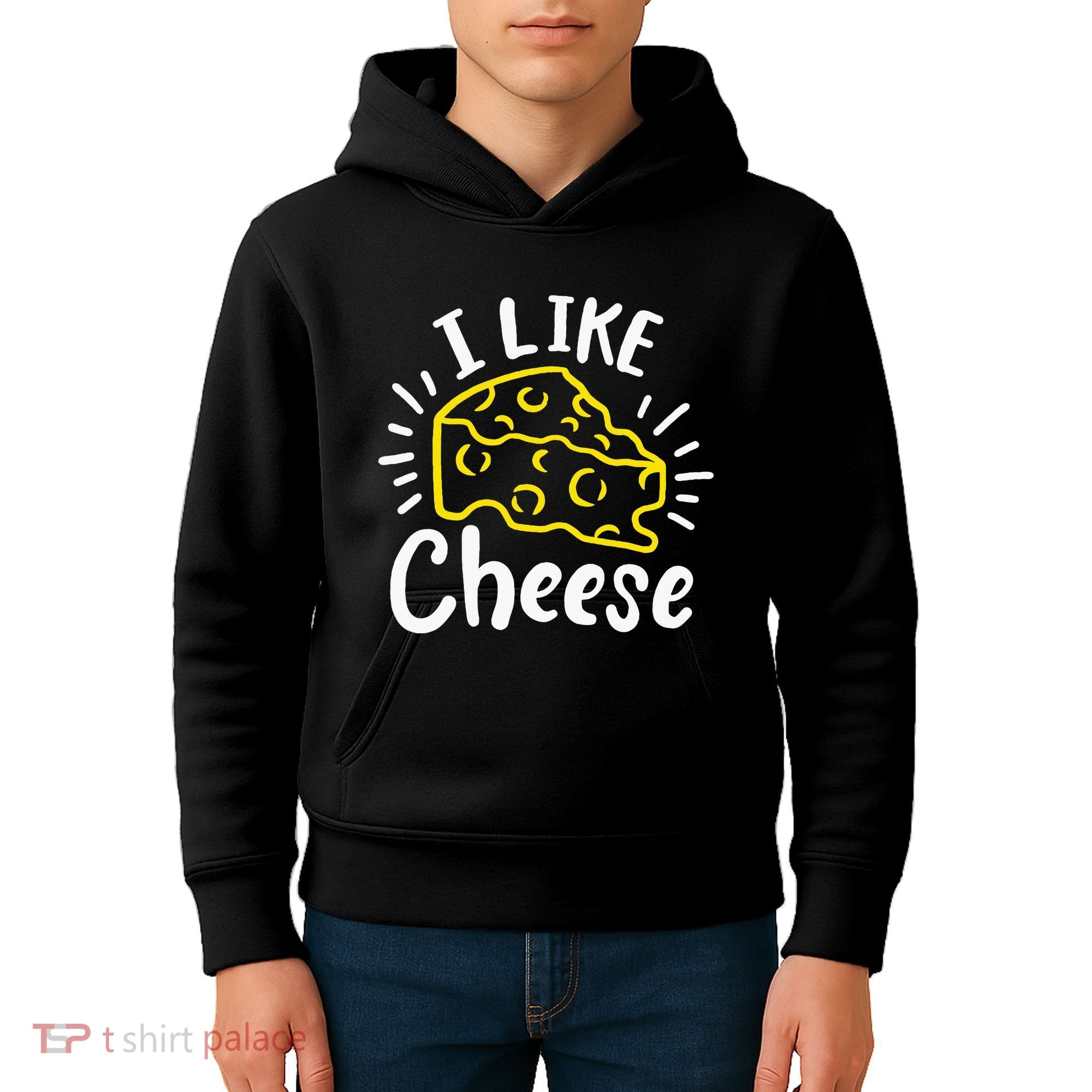 Cheese I Like Cheese Kids Hoodie