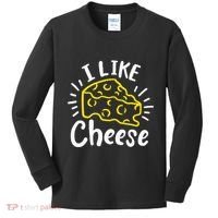 Cheese I Like Cheese Kids Long Sleeve Shirt thumb 0