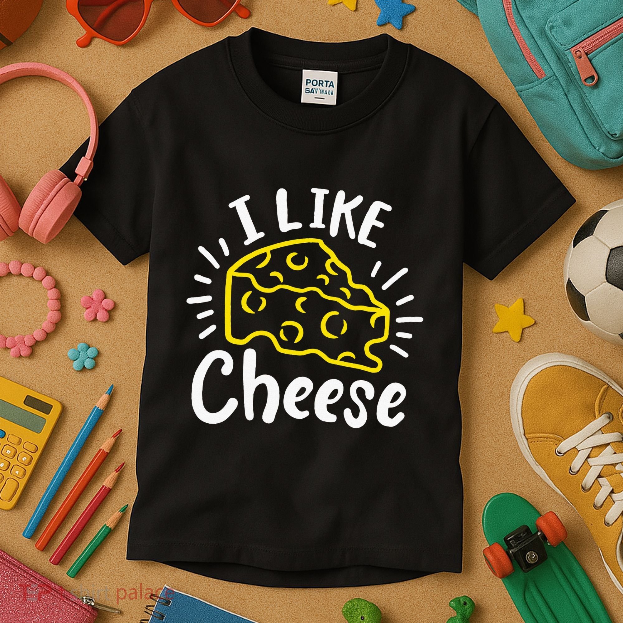 Cheese I Like Cheese Kids T-Shirt
