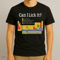 Can I Lick It Periodic Table Teacher Student  T-Shirt thumb 3