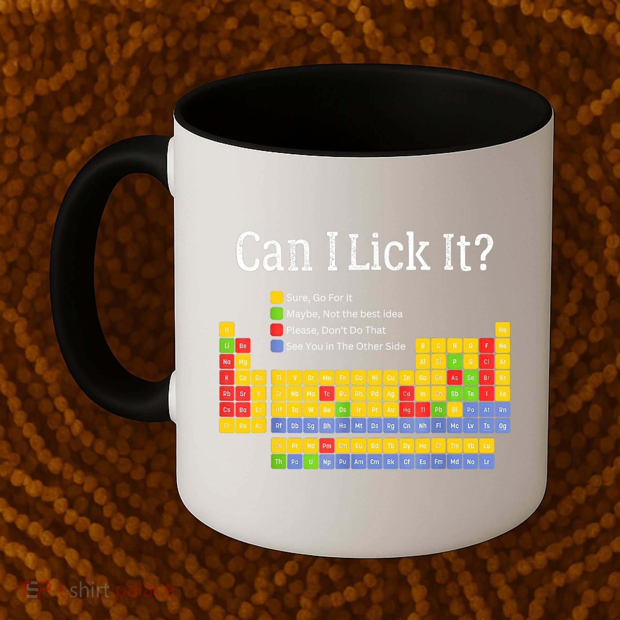 Can I Lick It Periodic Table Teacher Student  Coffee Mug