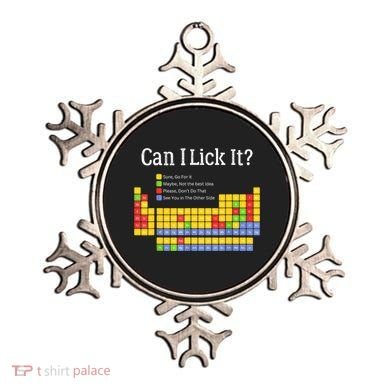Can I Lick It Periodic Table Teacher Student  Ornament