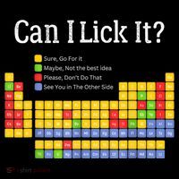 Can I Lick It Periodic Table Teacher Student  Ornament thumb 1
