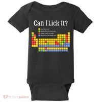 Can I Lick It Periodic Table Teacher Student  Baby Bodysuit thumb 0