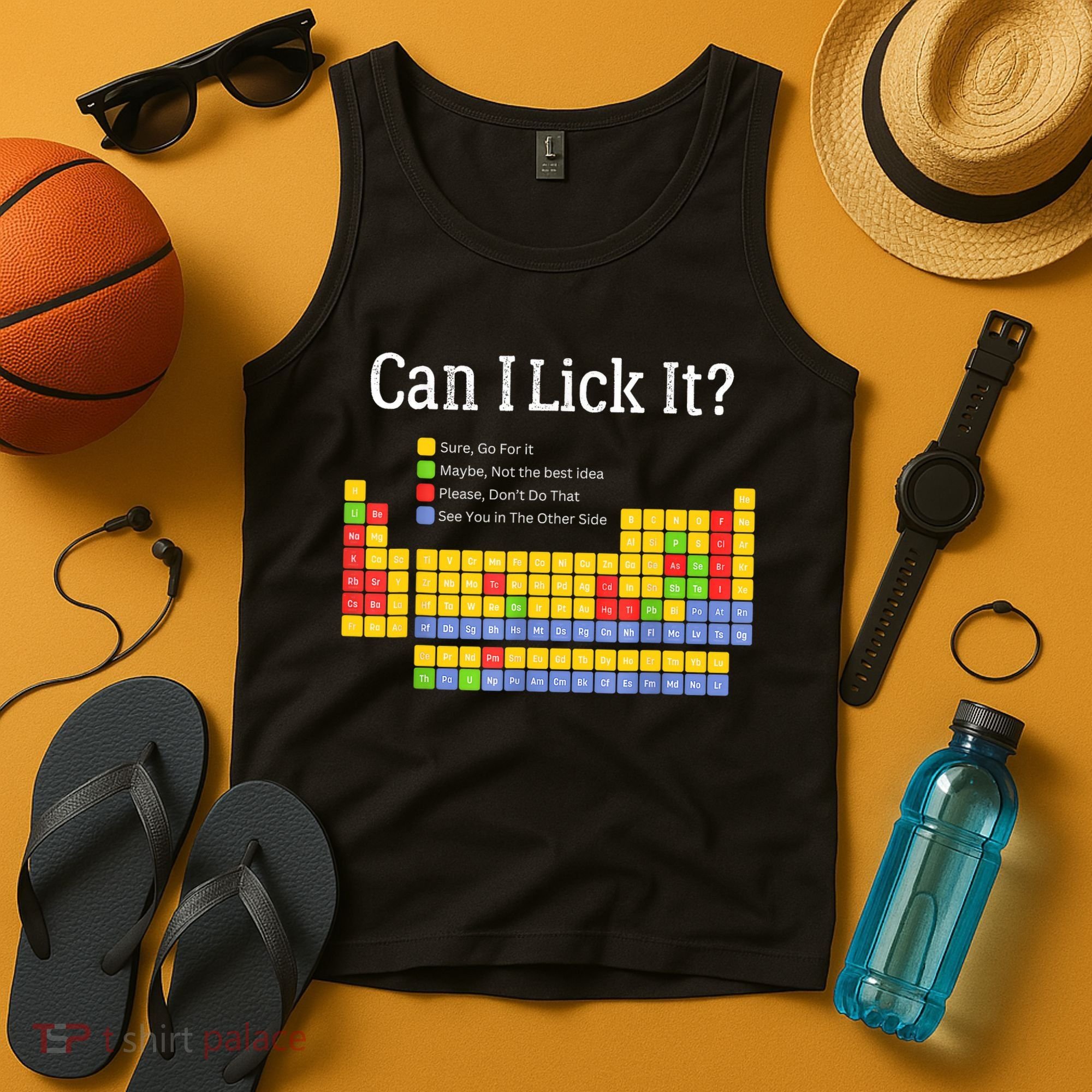 Can I Lick It Periodic Table Teacher Student  Tank Top