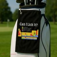 Can I Lick It Periodic Table Teacher Student  Golf Towel thumb 2