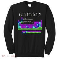 Can I Lick It Periodic Table Teacher Student Sweatshirt thumb 0