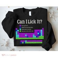 Can I Lick It Periodic Table Teacher Student Sweatshirt thumb 2