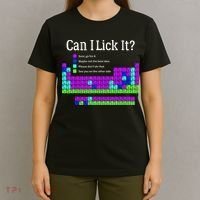 Can I Lick It Periodic Table Teacher Student T-Shirt thumb 4